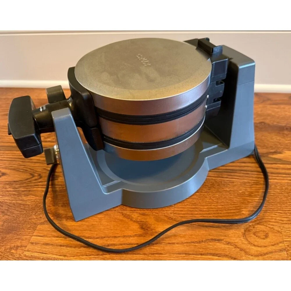 CRUX® Artisan Series Double Rotating Belgium Waffle Maker  GH-6200A Gray